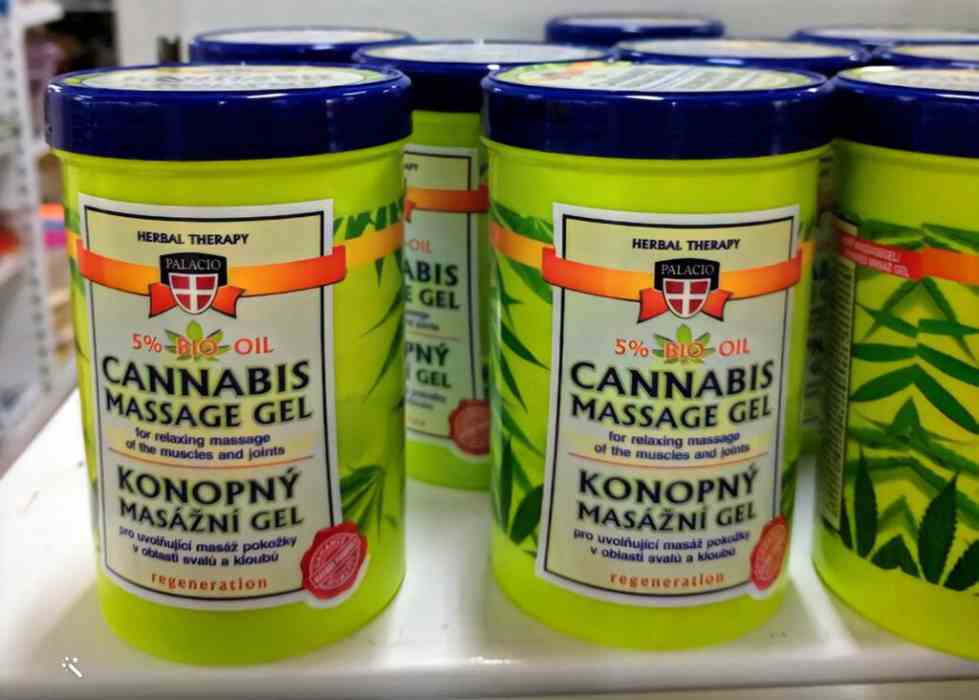Tschechenmarkt Cheb Eger Cannabis Shop Massage Oil 1