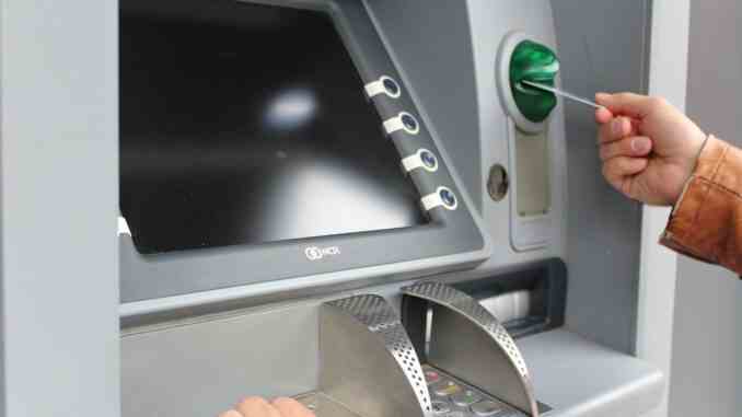 Geld Geldautomat Bank
